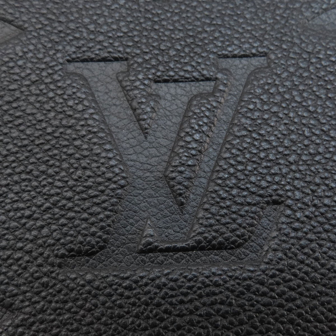 LOUIS VUITTON Handbag M81417 Ann Platt black Petite Sac Plat Noir Women Used Authentic