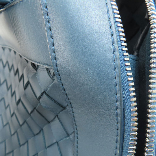 BOTTEGAVENETA Backpack Calfskin green INTRECCIATO Women Used Authentic