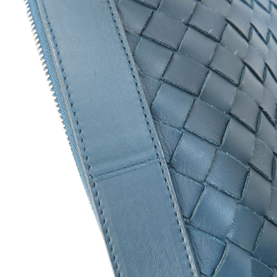 BOTTEGAVENETA Backpack Calfskin green INTRECCIATO Women Used Authentic