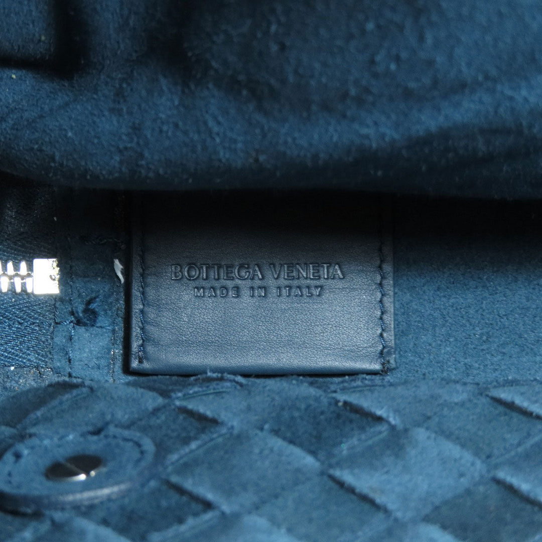 BOTTEGAVENETA Backpack Calfskin green INTRECCIATO Women Used Authentic