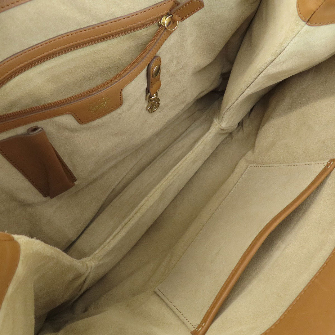 Anya Hindmarch Tote Bag canvas white logo Women Used Authentic