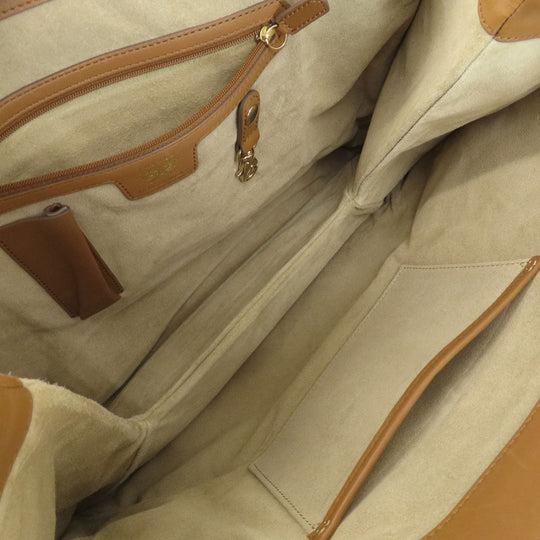 Anya Hindmarch Tote Bag canvas white logo Women Used Authentic
