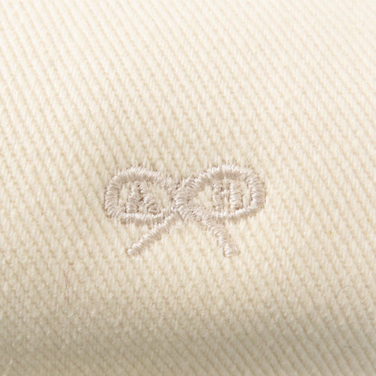 Anya Hindmarch Tote Bag canvas white logo Women Used Authentic