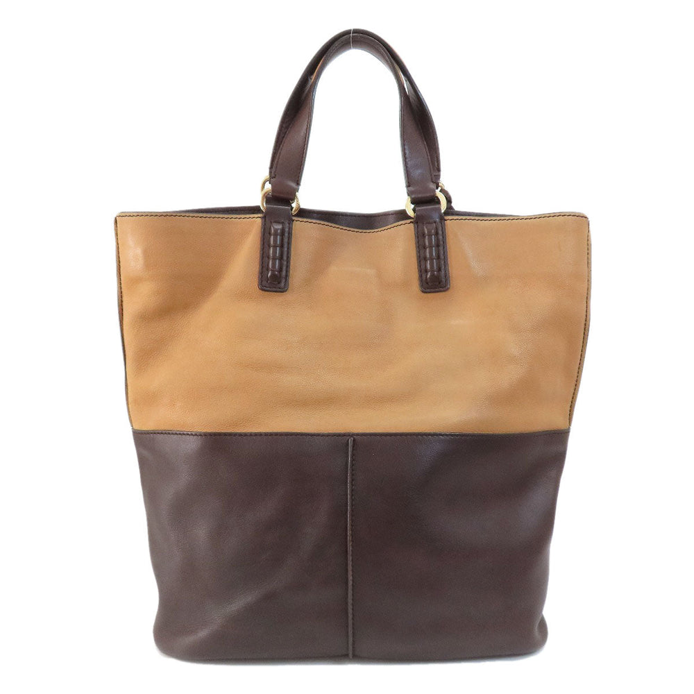 TOD’S Tote Bag leather Brown 2WAY