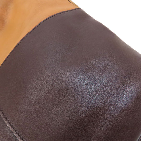 TOD’S Tote Bag leather Brown 2WAY