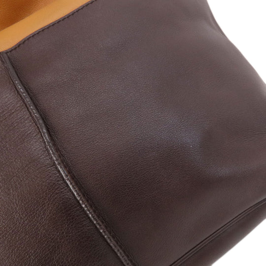 TOD’S Tote Bag leather Brown 2WAY