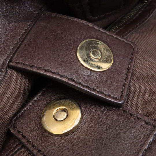 TOD’S Tote Bag leather Brown 2WAY