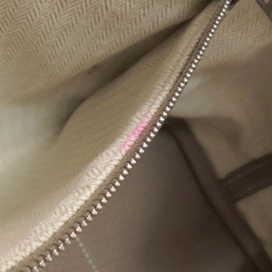 HERMES Handbag Country beige Garden Party TPM Etoupe Etoupe SilverMetal