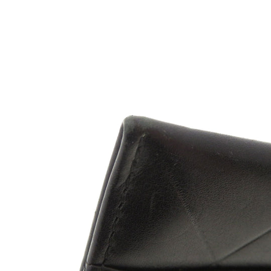 CHANEL Card Case lambskin black Logo motif Women(Unisex) Used Authentic