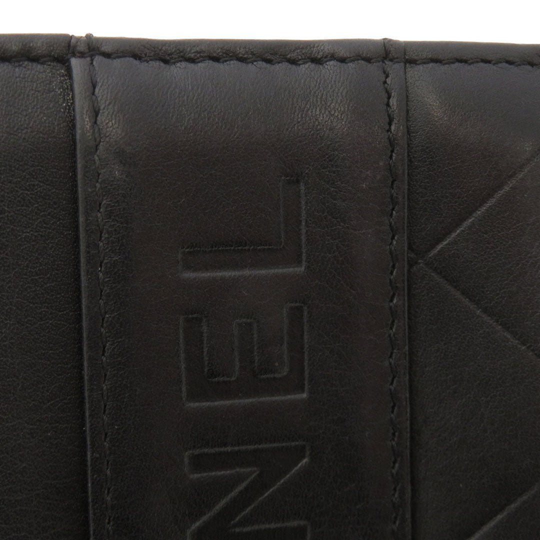 CHANEL Card Case lambskin black Logo motif Women(Unisex) Used Authentic