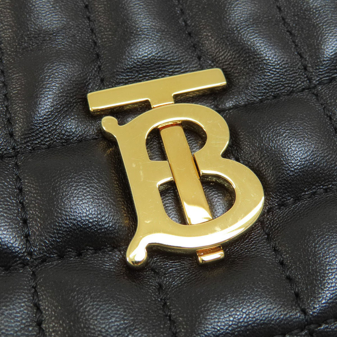BURBERRY Backpack Calfskin black roller Women Used Authentic