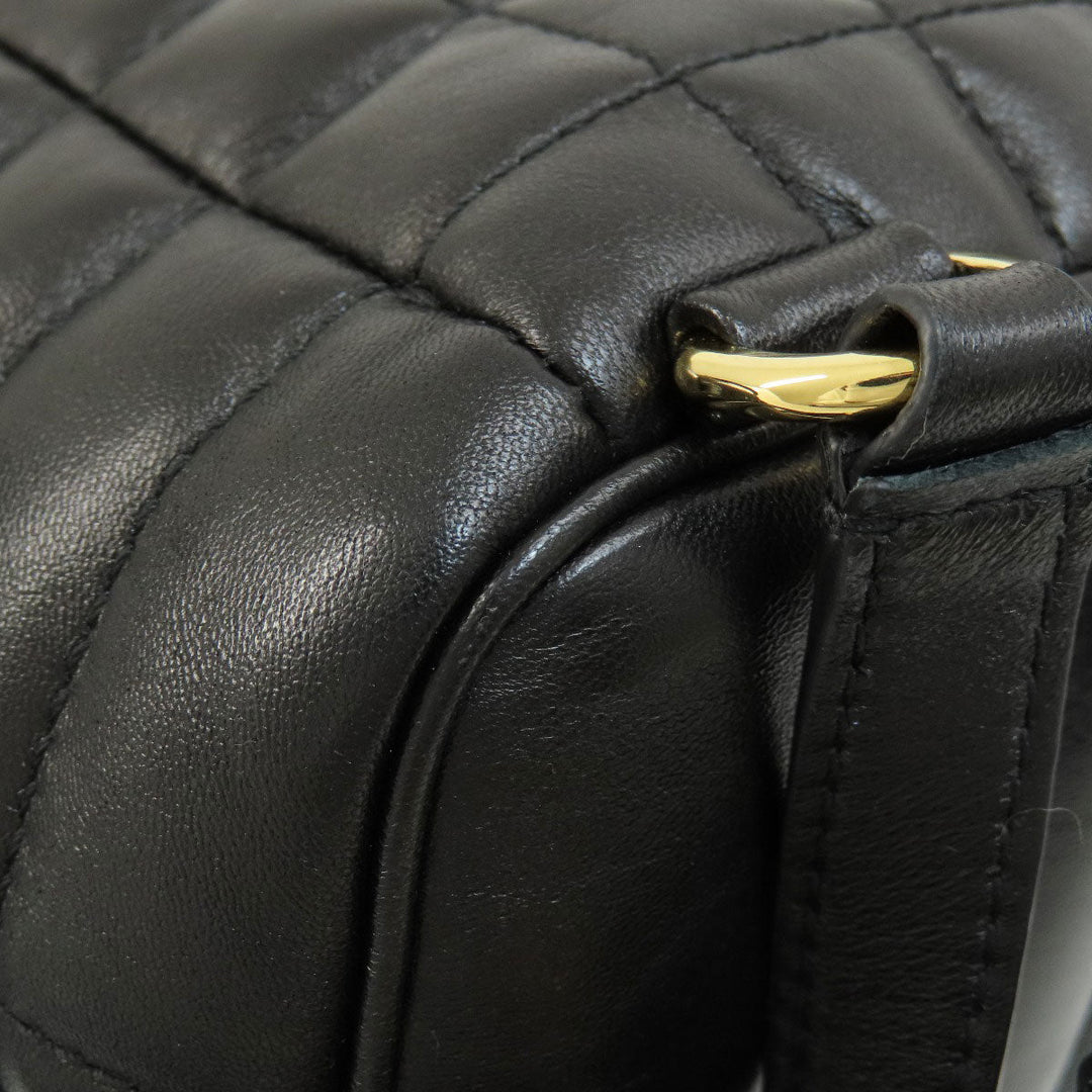 BURBERRY Backpack Calfskin black roller Women Used Authentic