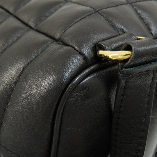 BURBERRY Backpack Calfskin black roller Women Used Authentic