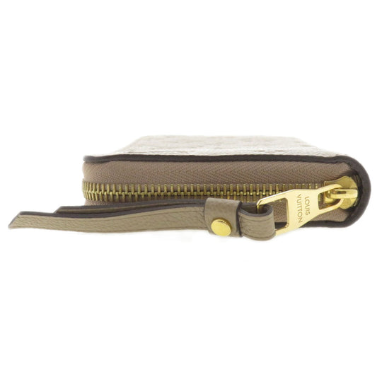 LOUIS VUITTON Long Wallet Purse M69034 Ann Platt beige Zippy Wallet Monogram Empreinte Women Used Authentic