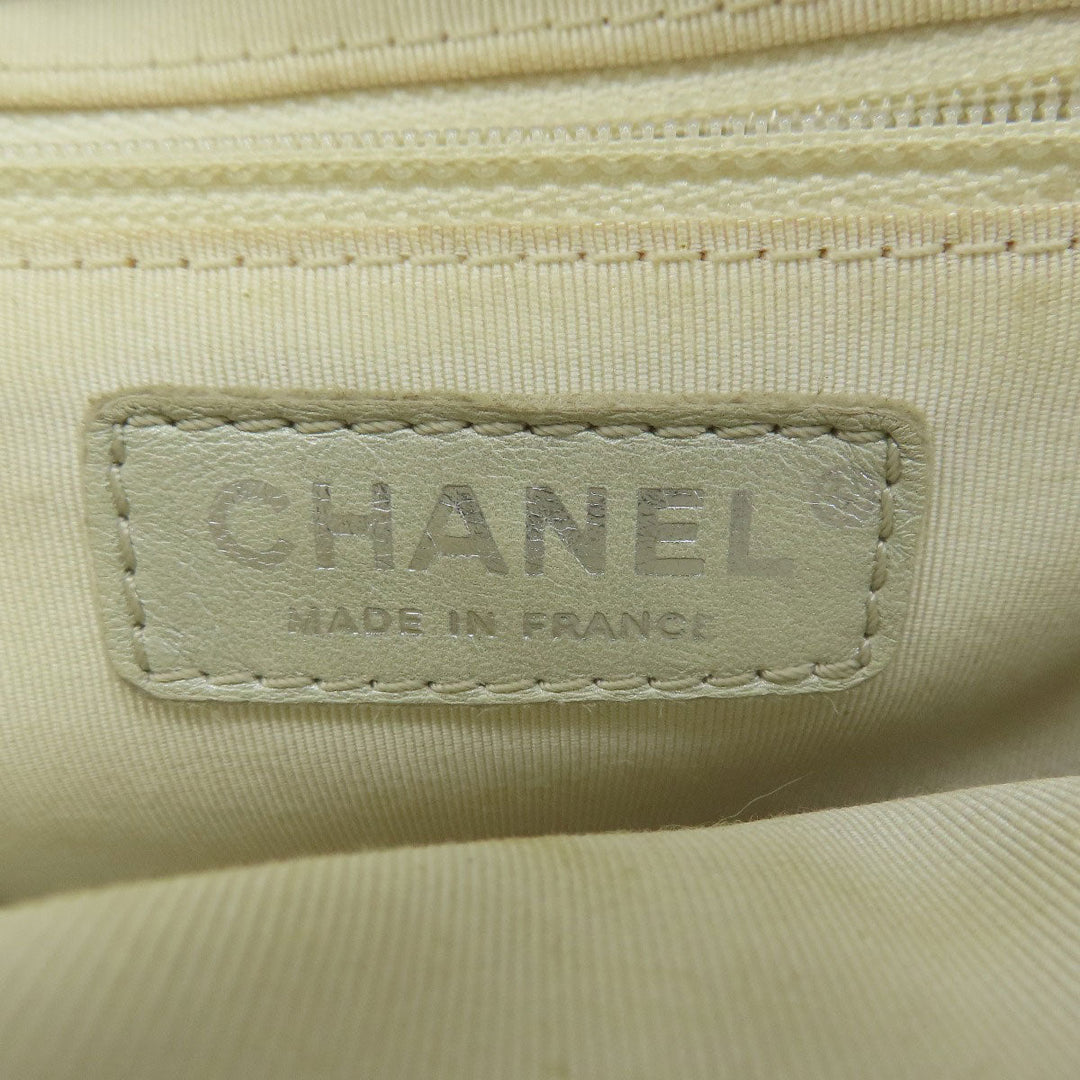 CHANEL Shoulder Bag Caviar skin Silver COCO Mark Matelasse SilverMetal