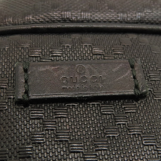 GUCCI Business bag 201480 leather black Diamante Women Used Authentic