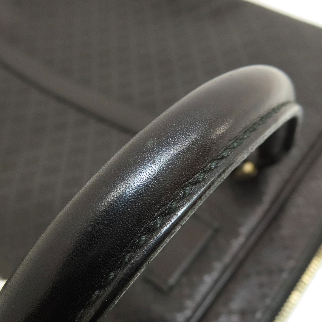 GUCCI Business bag 201480 leather black Diamante Women Used Authentic