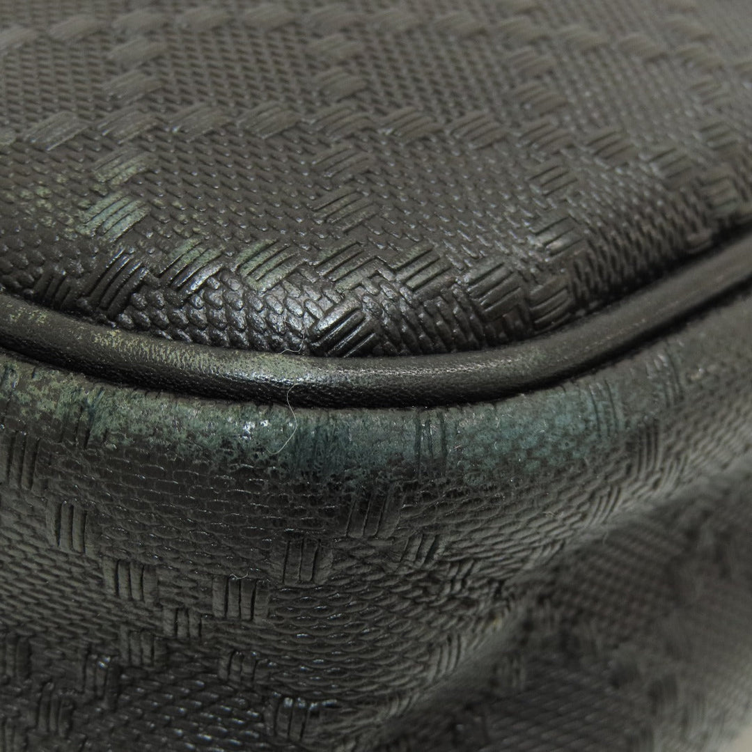 GUCCI Business bag 201480 leather black Diamante Women Used Authentic