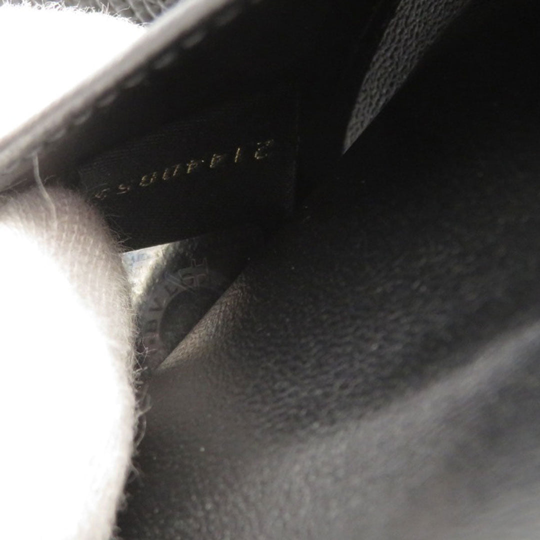 BVLGARI Key case Key holder  Calfskin black logoMetal