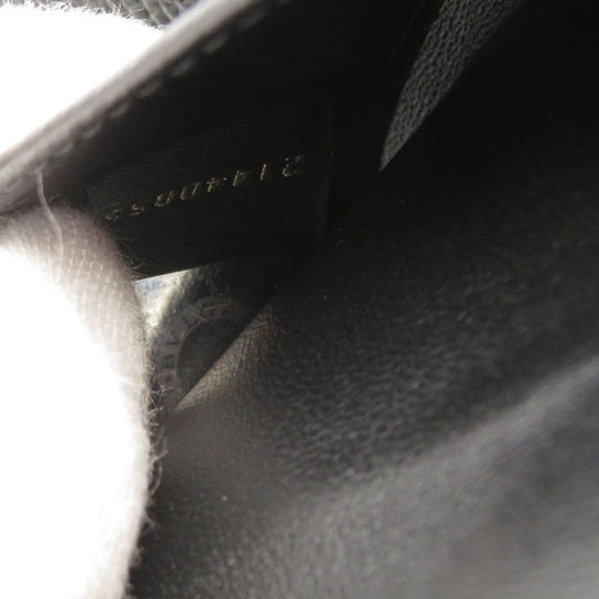 BVLGARI Key case Key holder  Calfskin black logoMetal