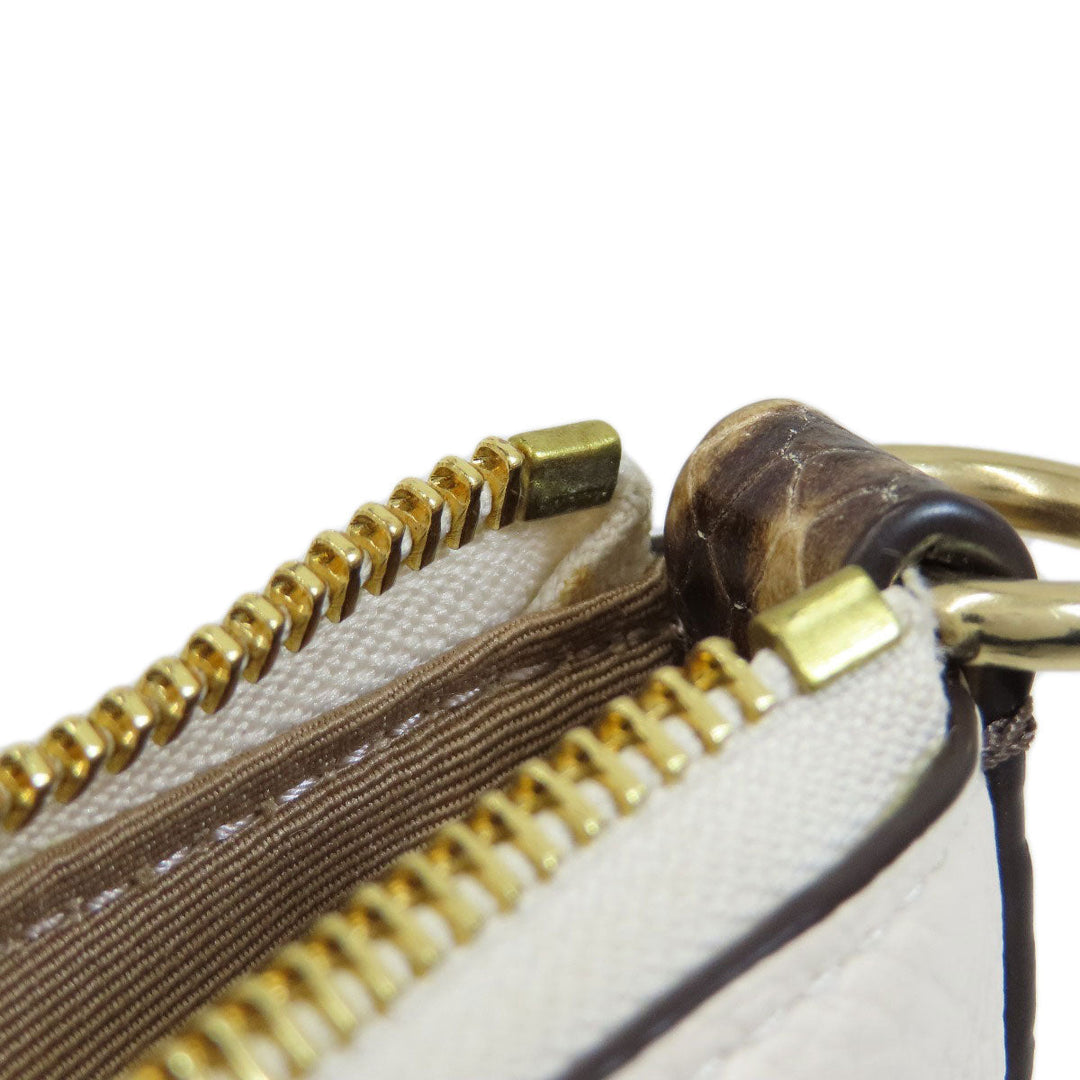 COACH Handbag C7261 PVC, Leather Brown Signature 2WAY Women Used Authentic