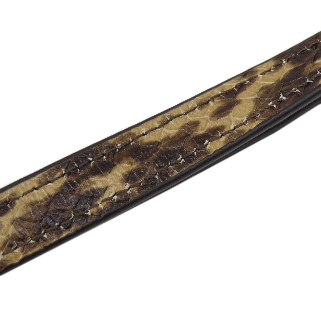 COACH Handbag C7261 PVC, Leather Brown Signature 2WAY Women Used Authentic