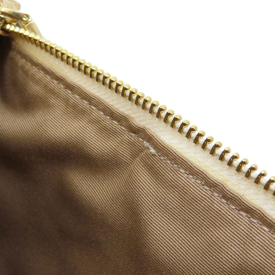 COACH Handbag C7261 PVC, Leather Brown Signature 2WAY Women Used Authentic