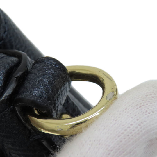 COACH Handbag F29665 PVC black 2WAY Women Used Authentic