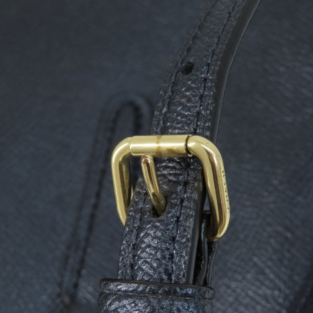 COACH Handbag F29665 PVC black 2WAY Women Used Authentic