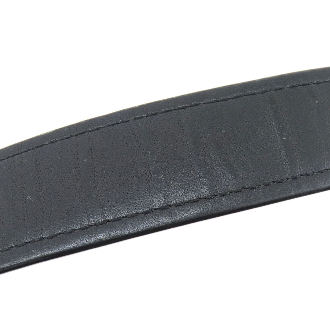 COACH Shoulder Bag F55365 canvas black one belt signature Women Used Authentic