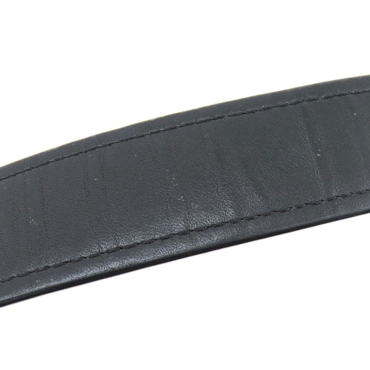 COACH Shoulder Bag F55365 canvas black one belt signature Women Used Authentic