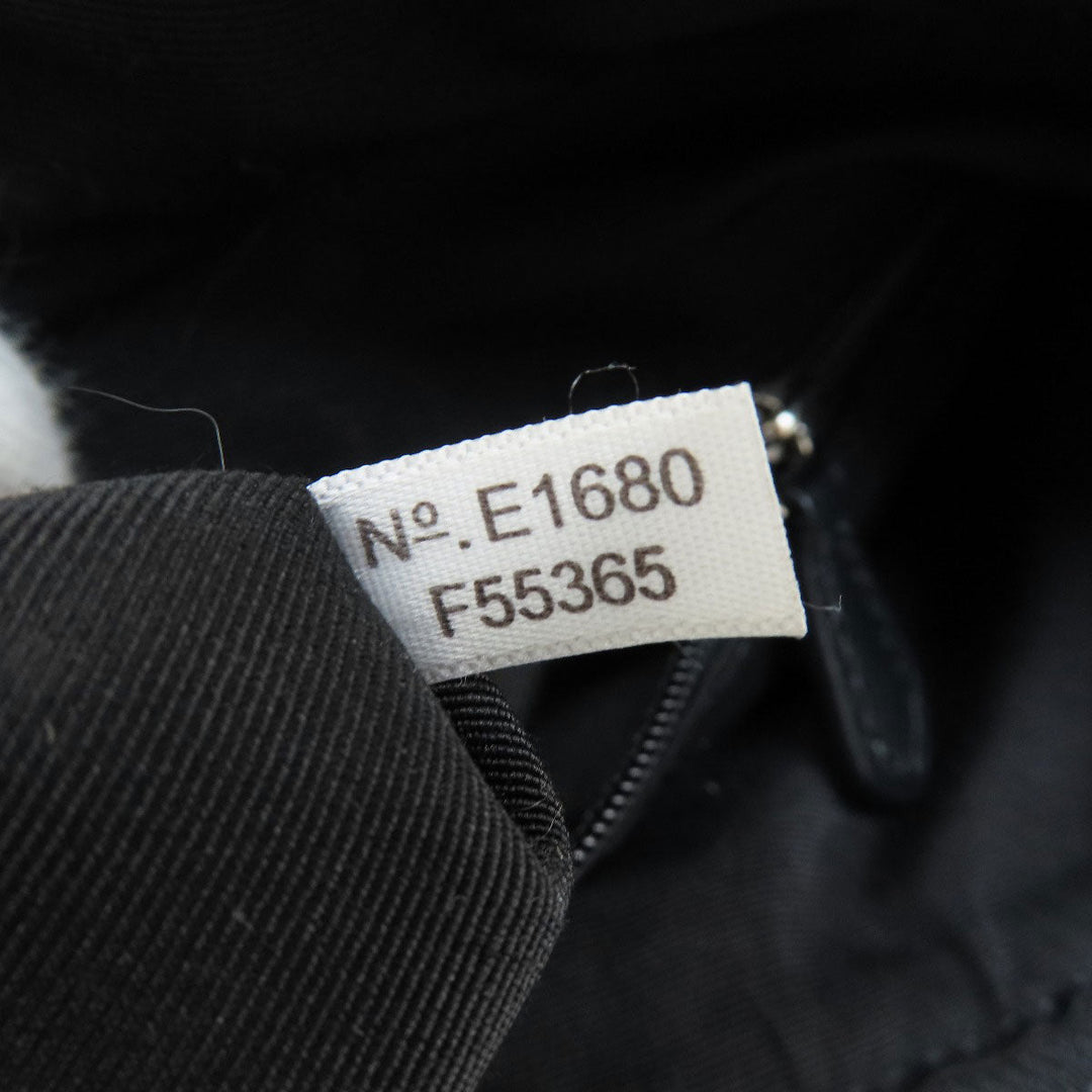 COACH Shoulder Bag F55365 canvas black one belt signature Women Used Authentic