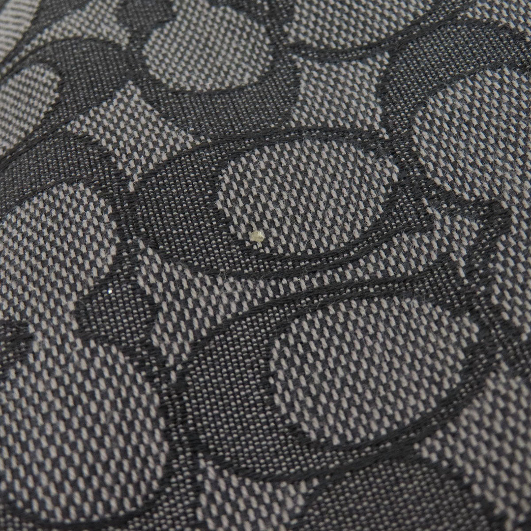 COACH Shoulder Bag F55365 canvas black one belt signature Women Used Authentic