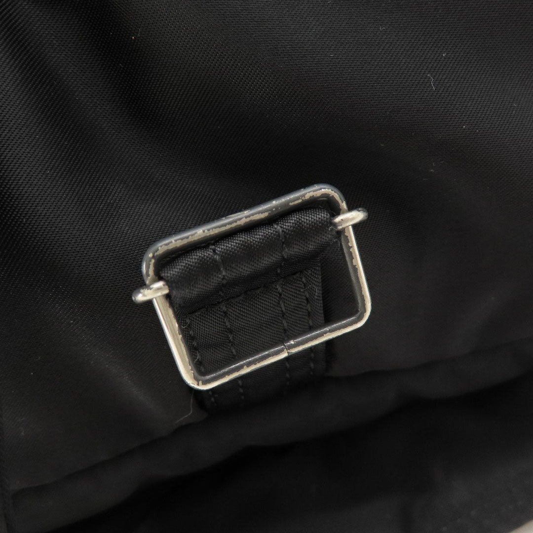 PORTER Shoulder Bag Nylon black logo mens Used Authentic