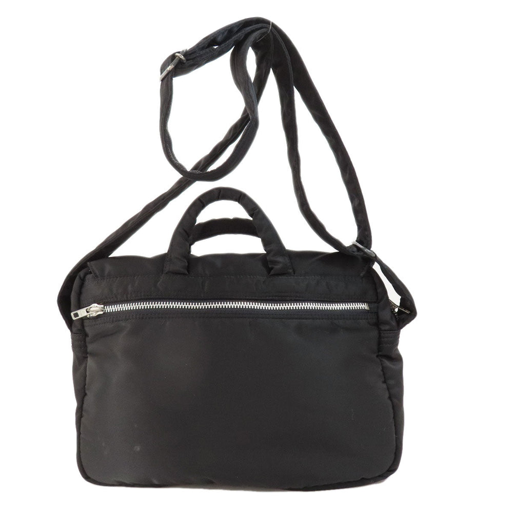 PORTER Shoulder Bag Nylon black logo mens Used Authentic