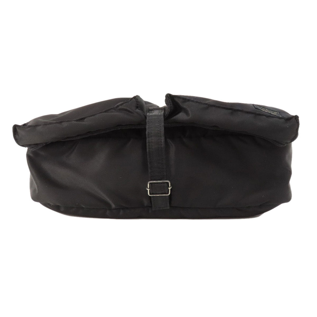 PORTER Shoulder Bag Nylon black logo mens Used Authentic