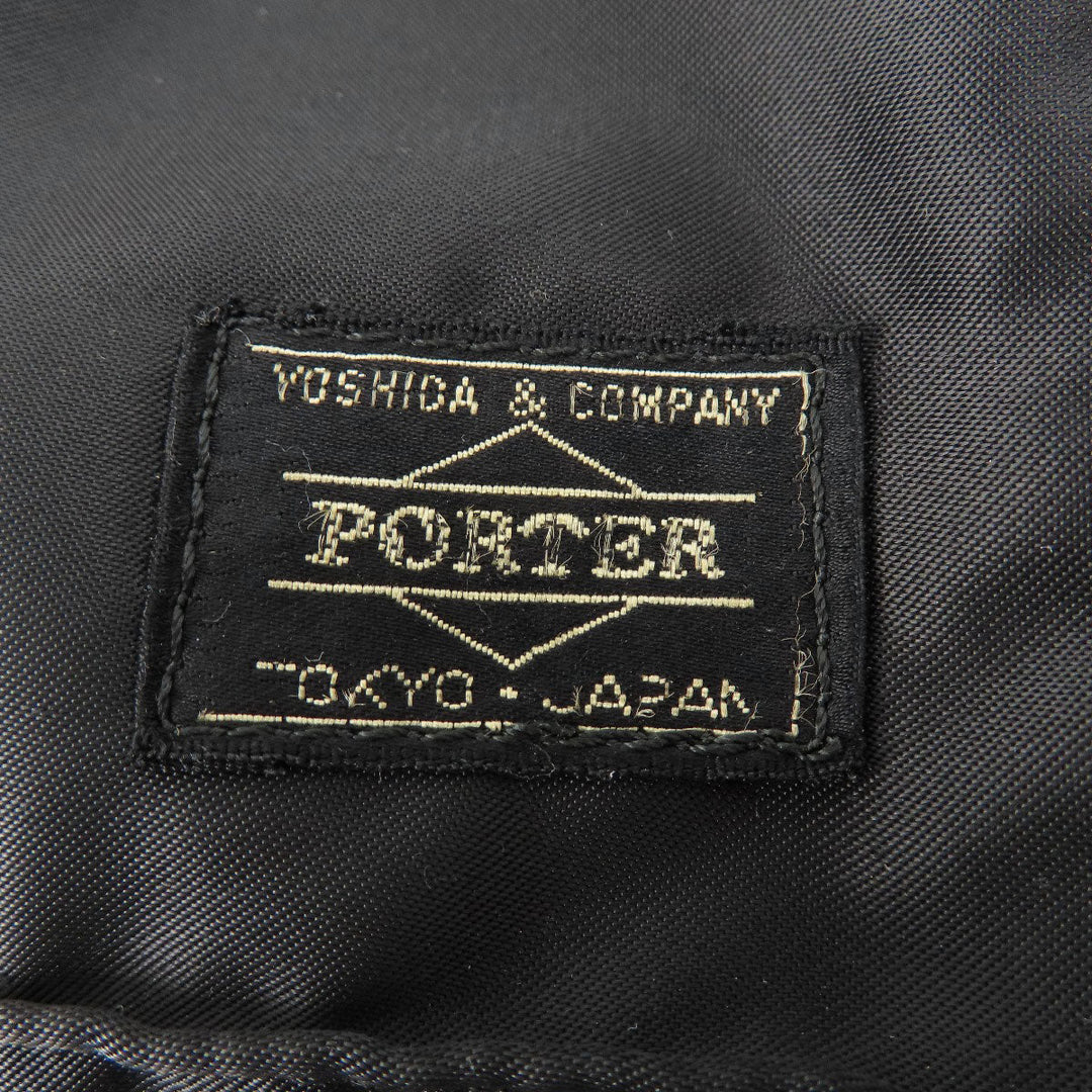 PORTER Shoulder Bag Nylon black logo mens Used Authentic