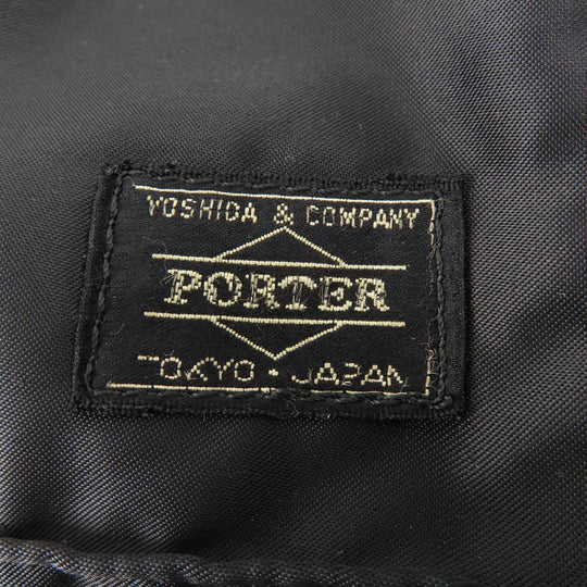 PORTER Shoulder Bag Nylon black logo mens Used Authentic