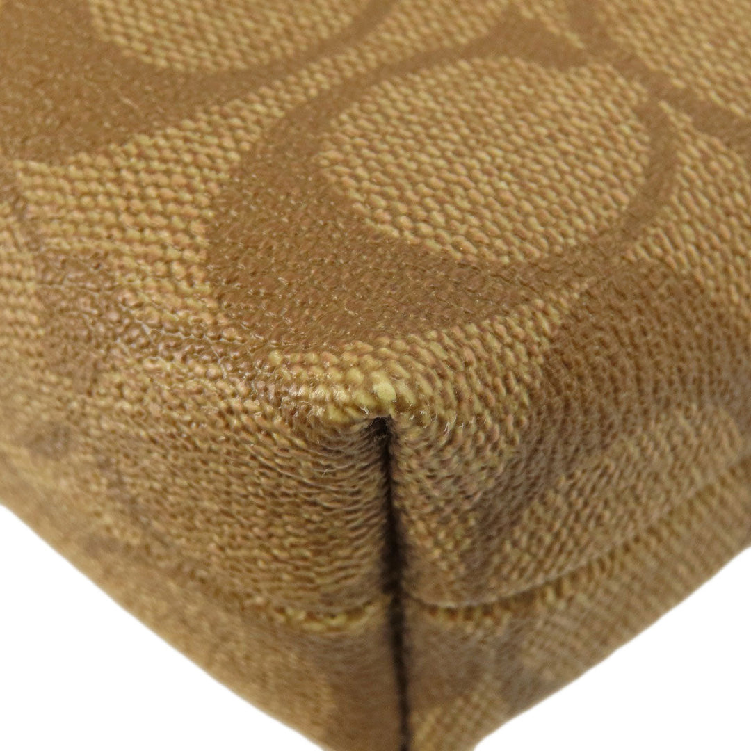 COACH Shoulder Bag F58297 PVC, Leather Brown Long Shoulder Signature Women Used Authentic