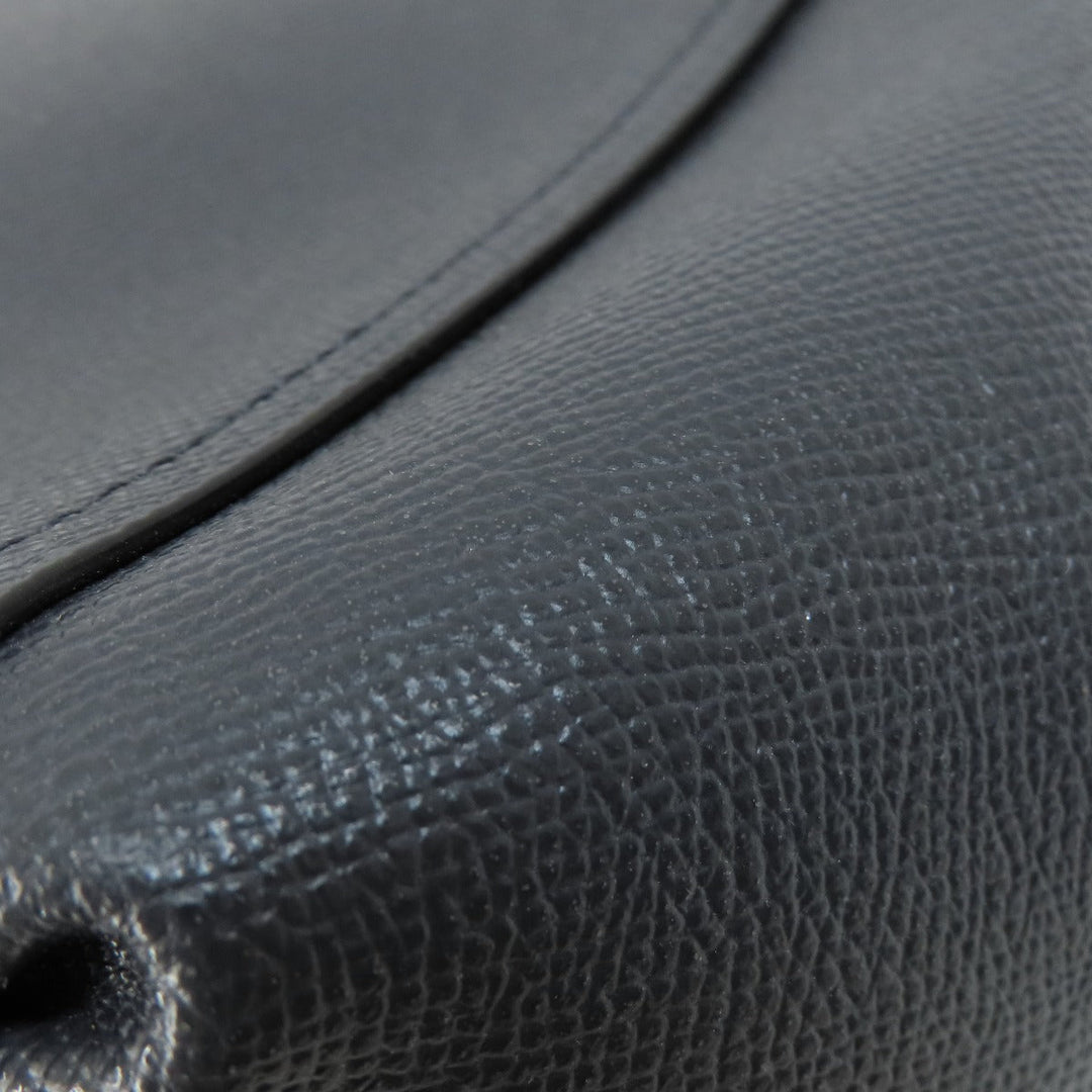 COACH Tote Bag F25397 leather black logo 2WAY Women Used Authentic