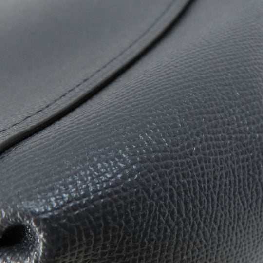 COACH Tote Bag F25397 leather black logo 2WAY Women Used Authentic