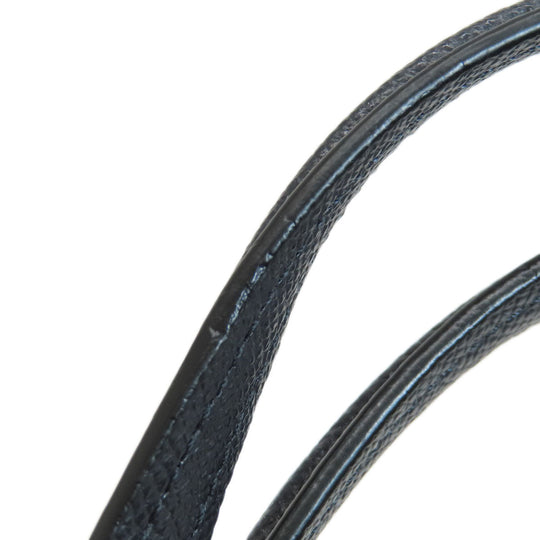 COACH Tote Bag F25397 leather black logo 2WAY Women Used Authentic