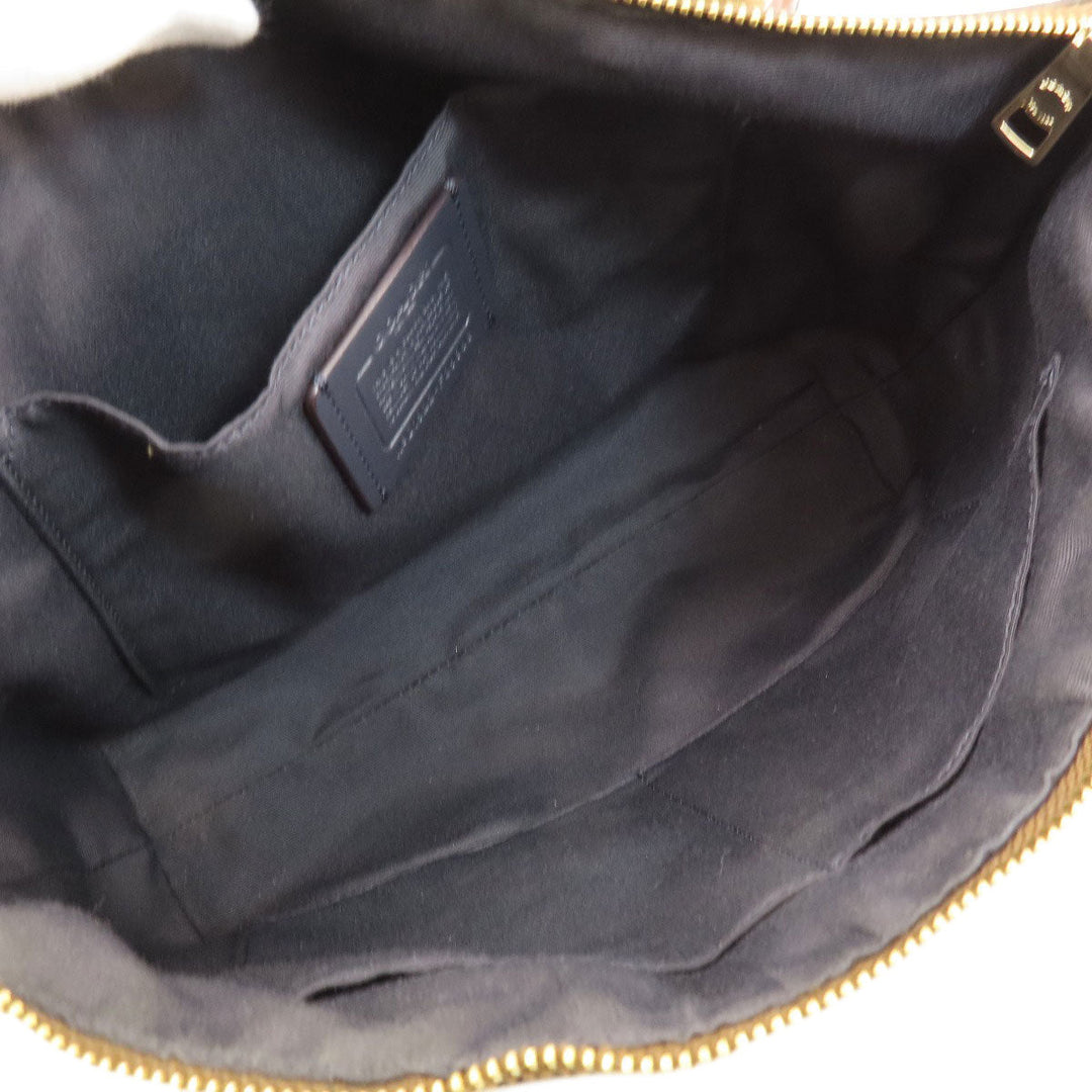 COACH Handbag F28989 PVC Brown Signature 2WAY