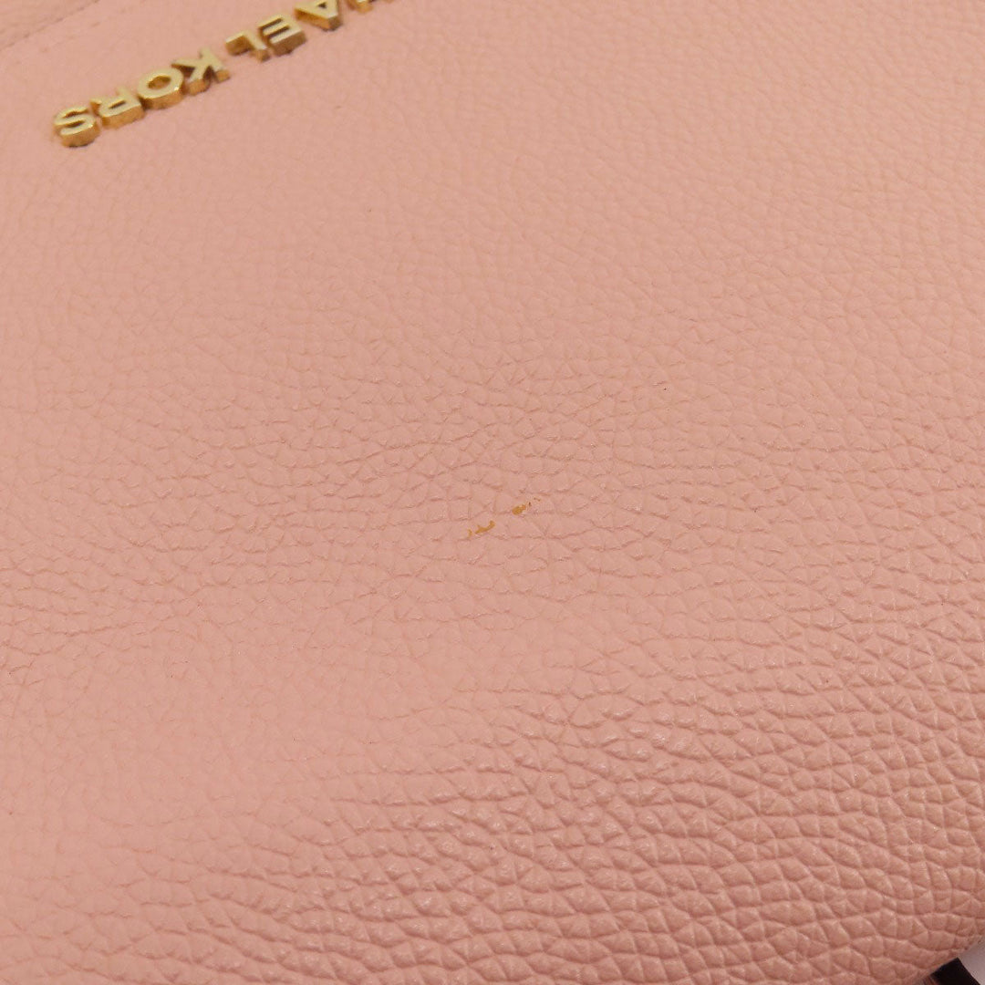 MICHAEL KORS Backpack leather pink logo