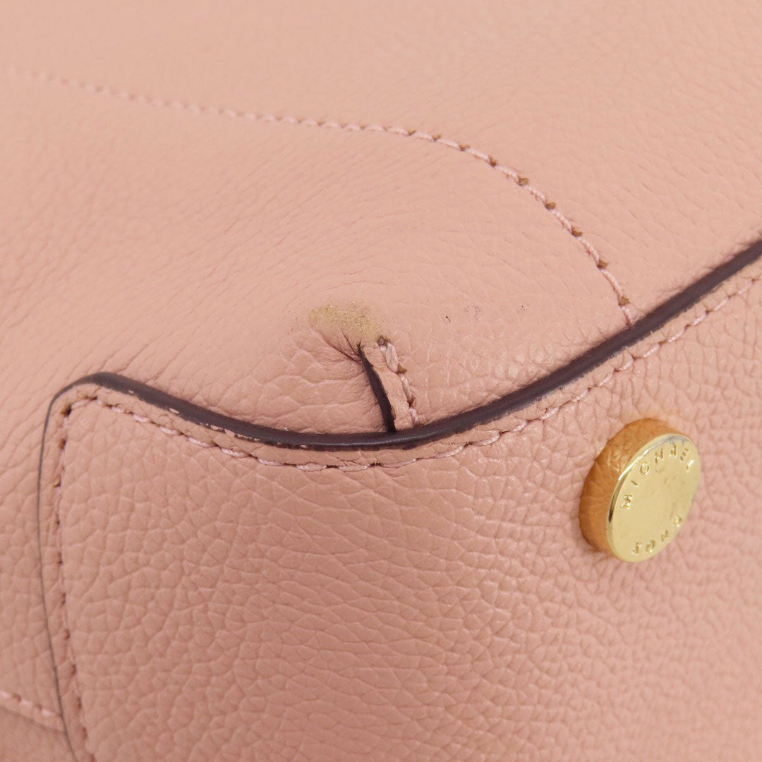 MICHAEL KORS Backpack leather pink logo