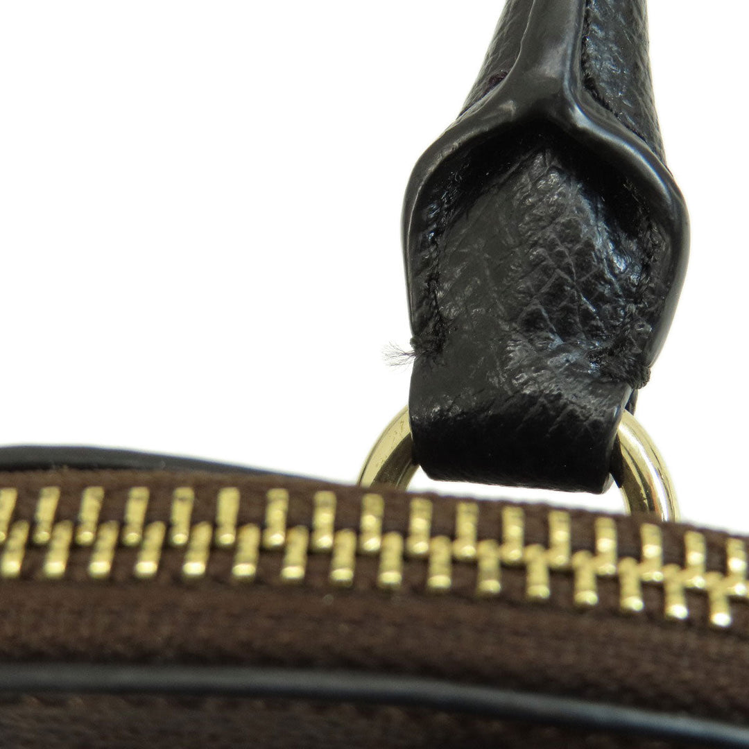 COACH Handbag F34083 PVC Brown Signature 2WAY Women Used Authentic