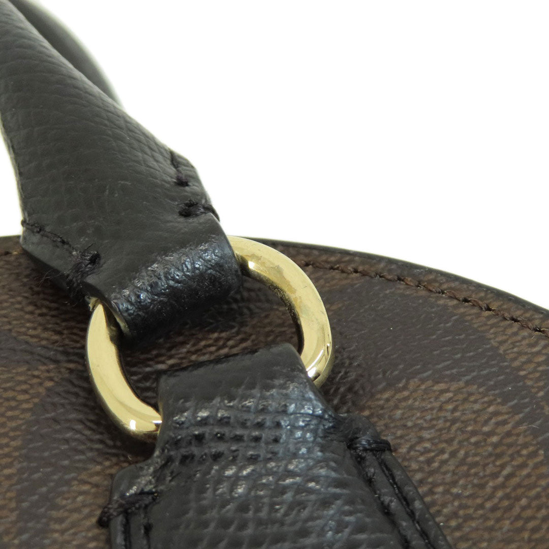 COACH Handbag F34083 PVC Brown Signature 2WAY Women Used Authentic