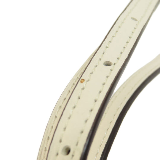 COACH Shoulder Bag 91677 PVC white Signature Women Used Authentic