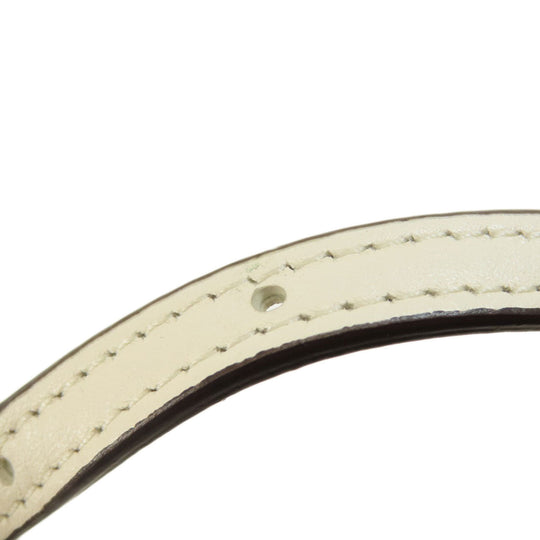 COACH Shoulder Bag 91677 PVC white Signature Women Used Authentic