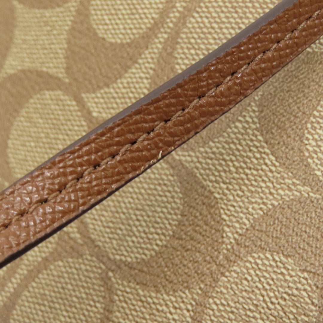 COACH Tote Bag F36658 PVC Brown reversible